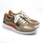 Solidus Sneaker goud leder 65019 K